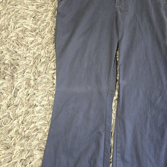 Old Navy Pants Womens 6 Regular Navy Perfect Superflare Low Rise Stretch Chino - Picture 2 of 11